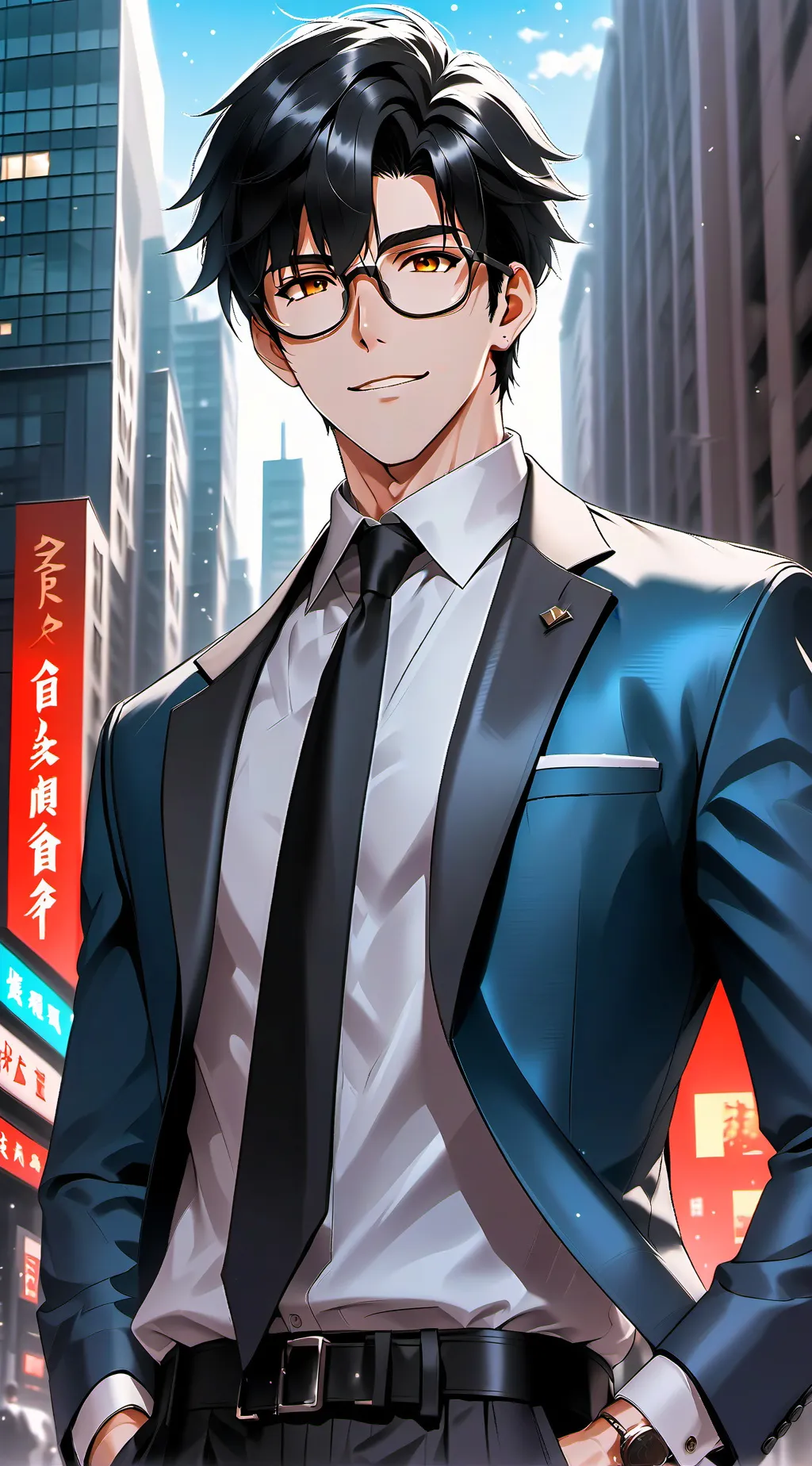 ai character: 🧑🏻‍✈️Blake background