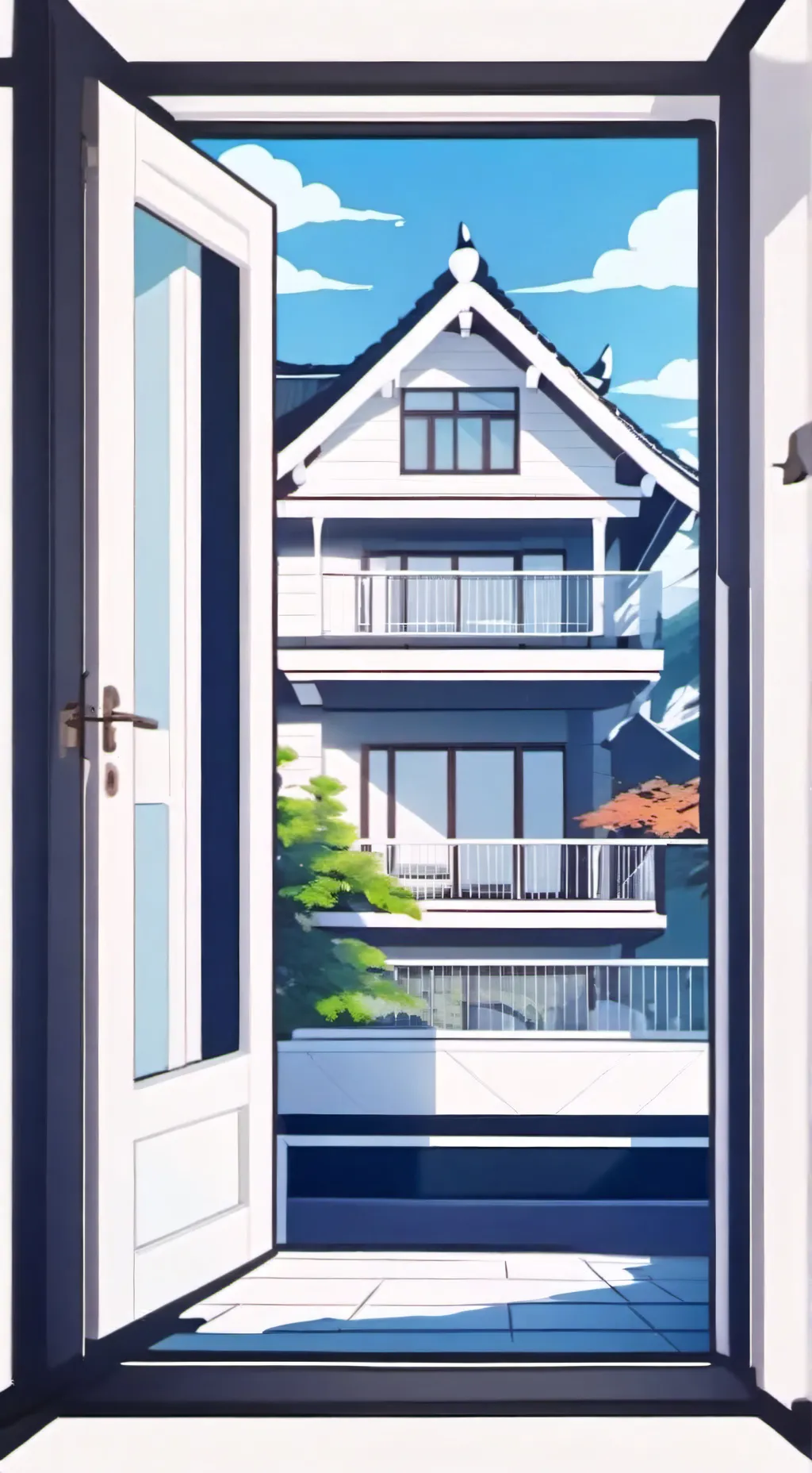 ai character: Sprunki hotel background