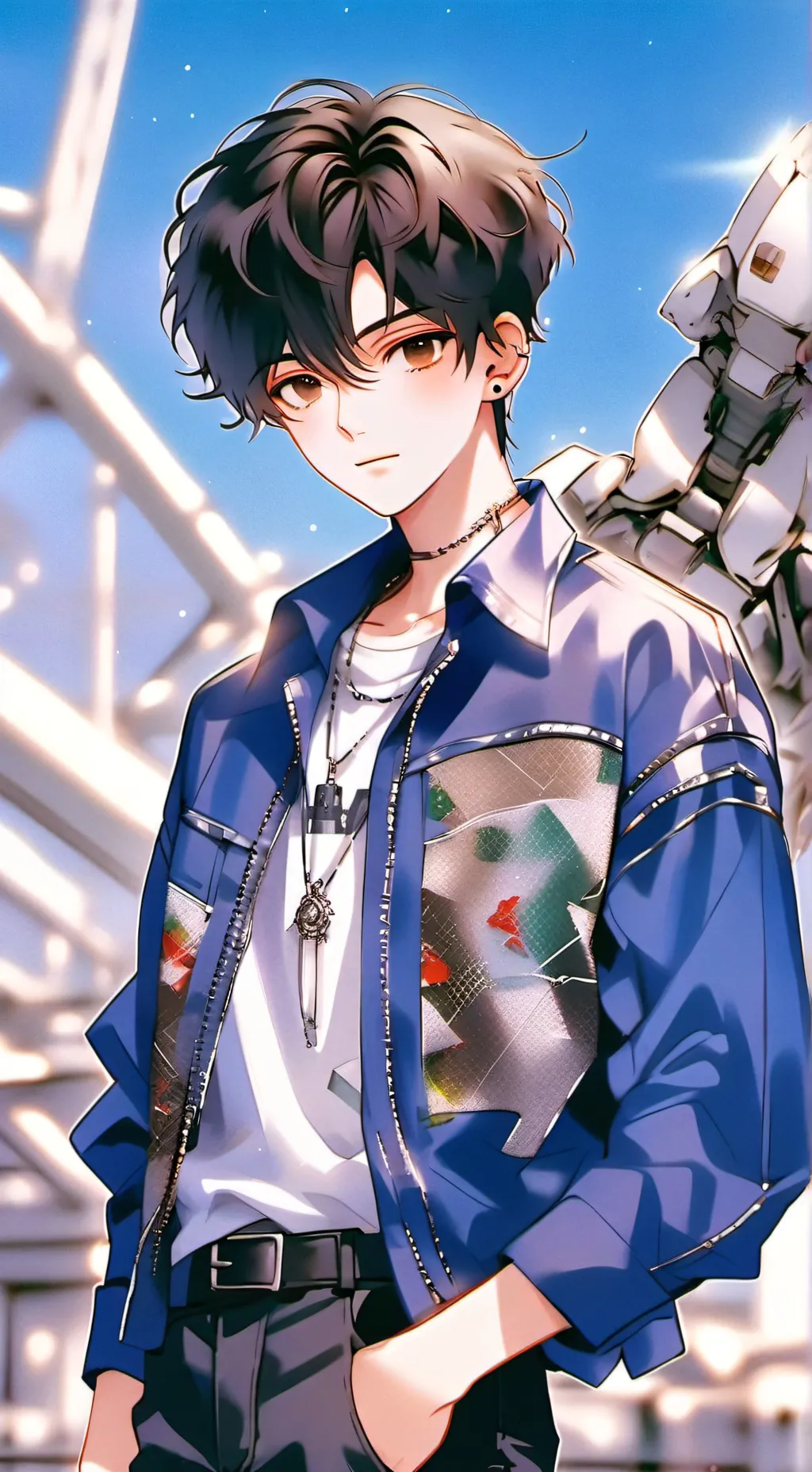 ai character: Neo background