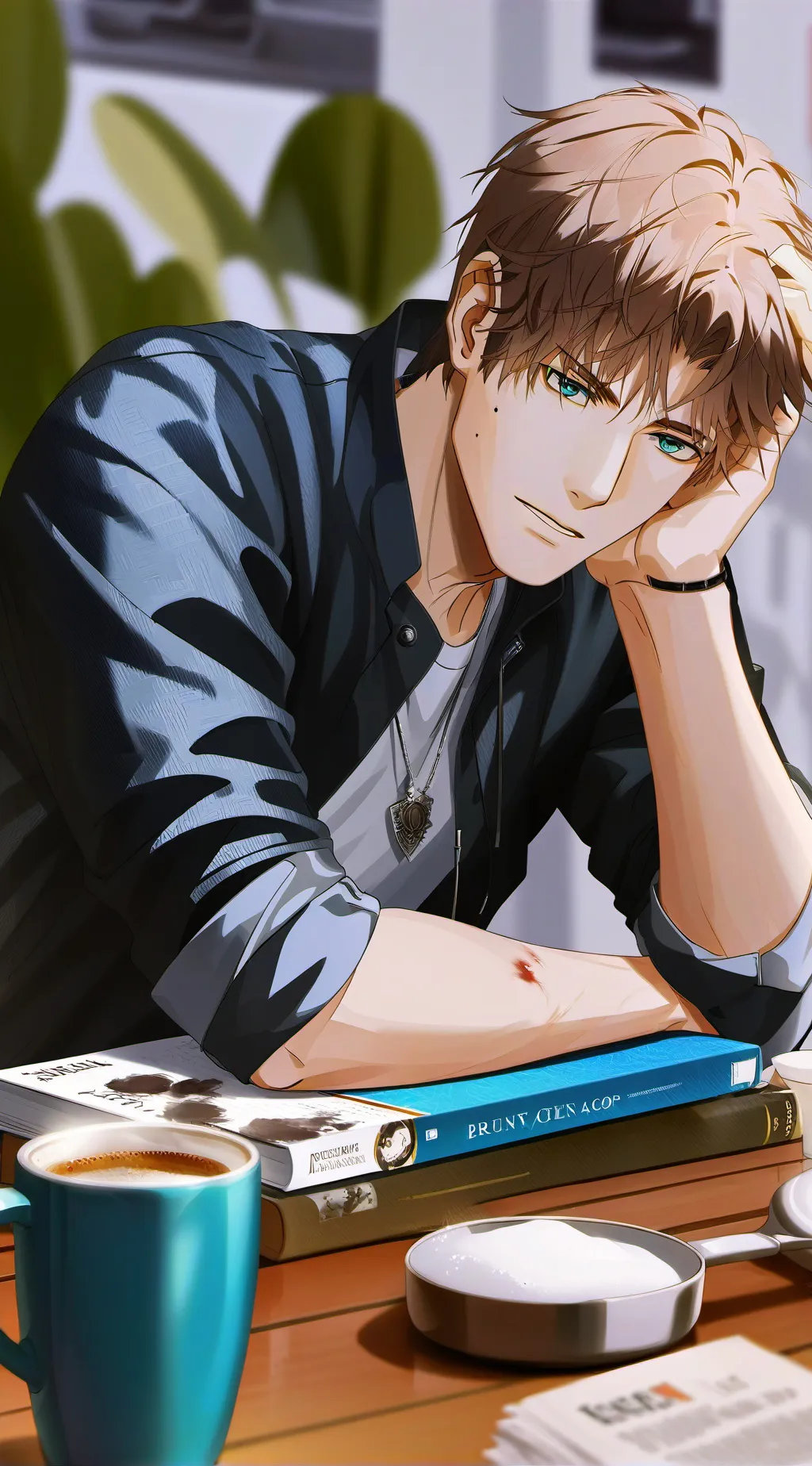 ai character: Chris background