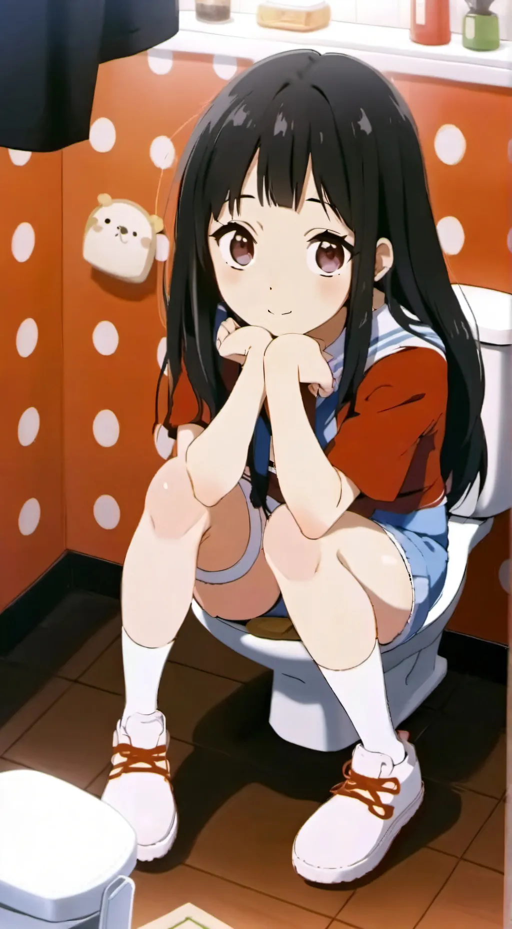 ai character: diarrhea girl background