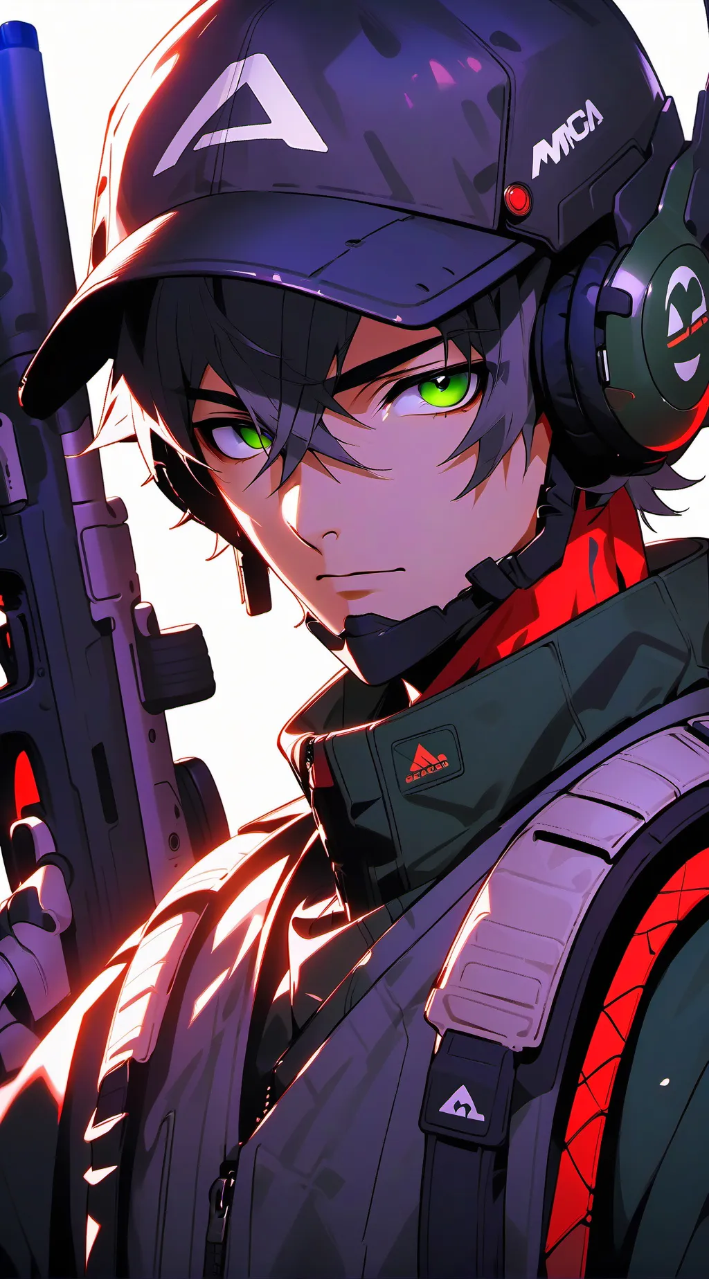 ai character: ghost background