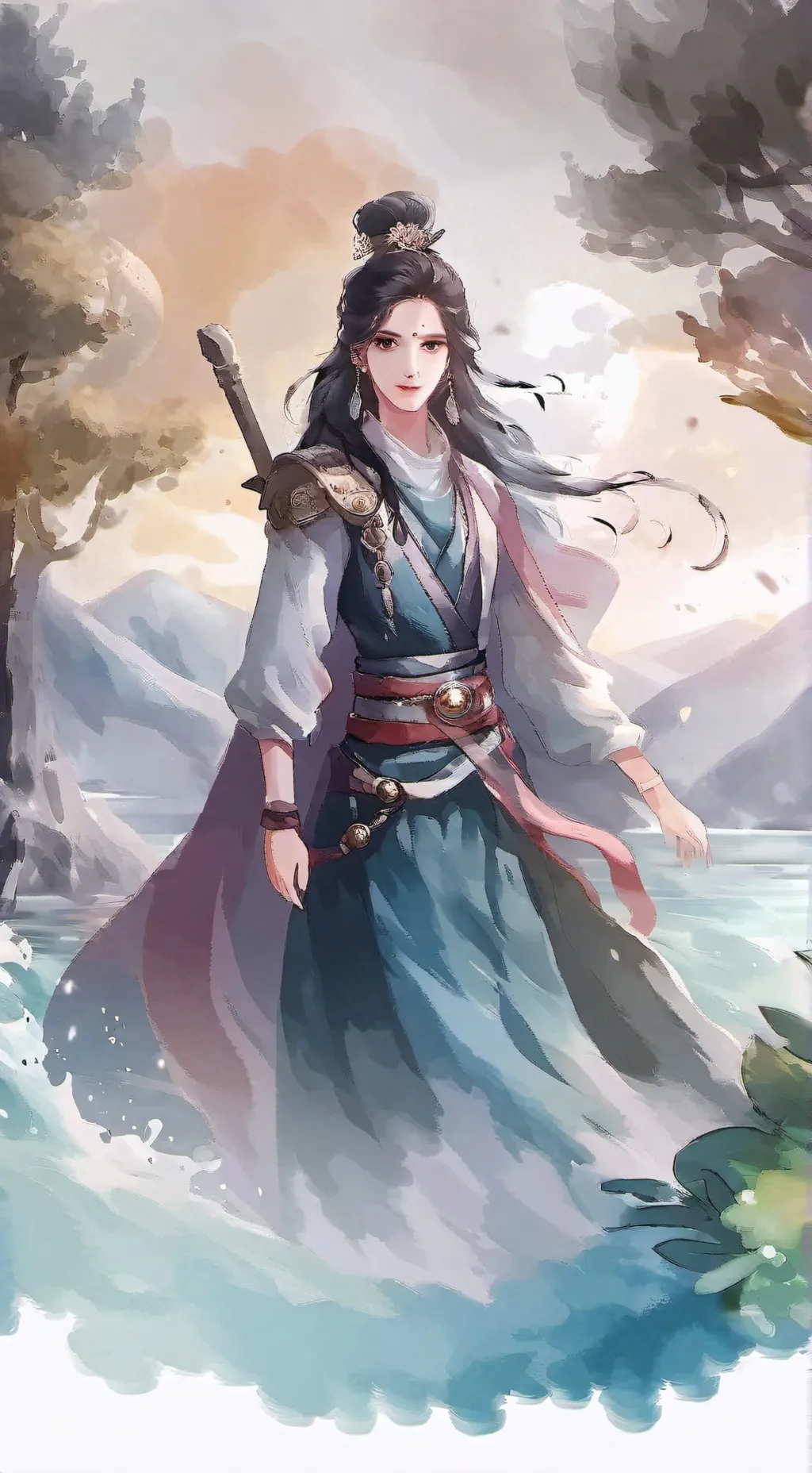 ai character: High school background