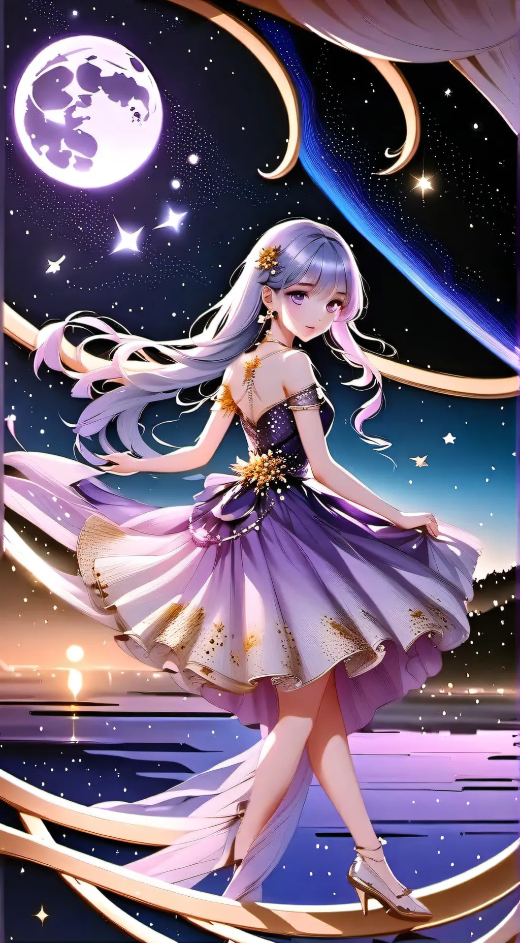 ai character: Asia  background