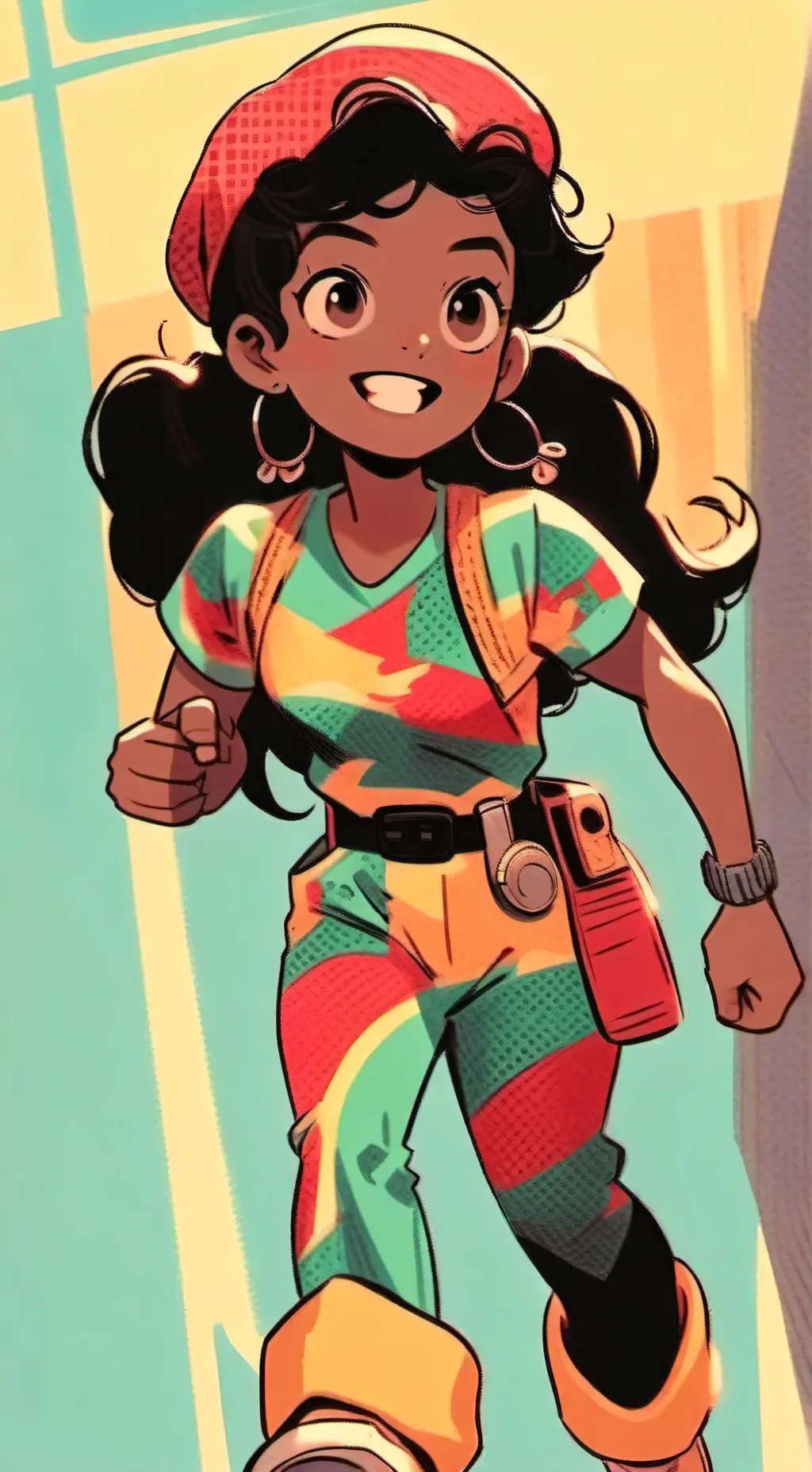 ai character: Hahaha, wassup background