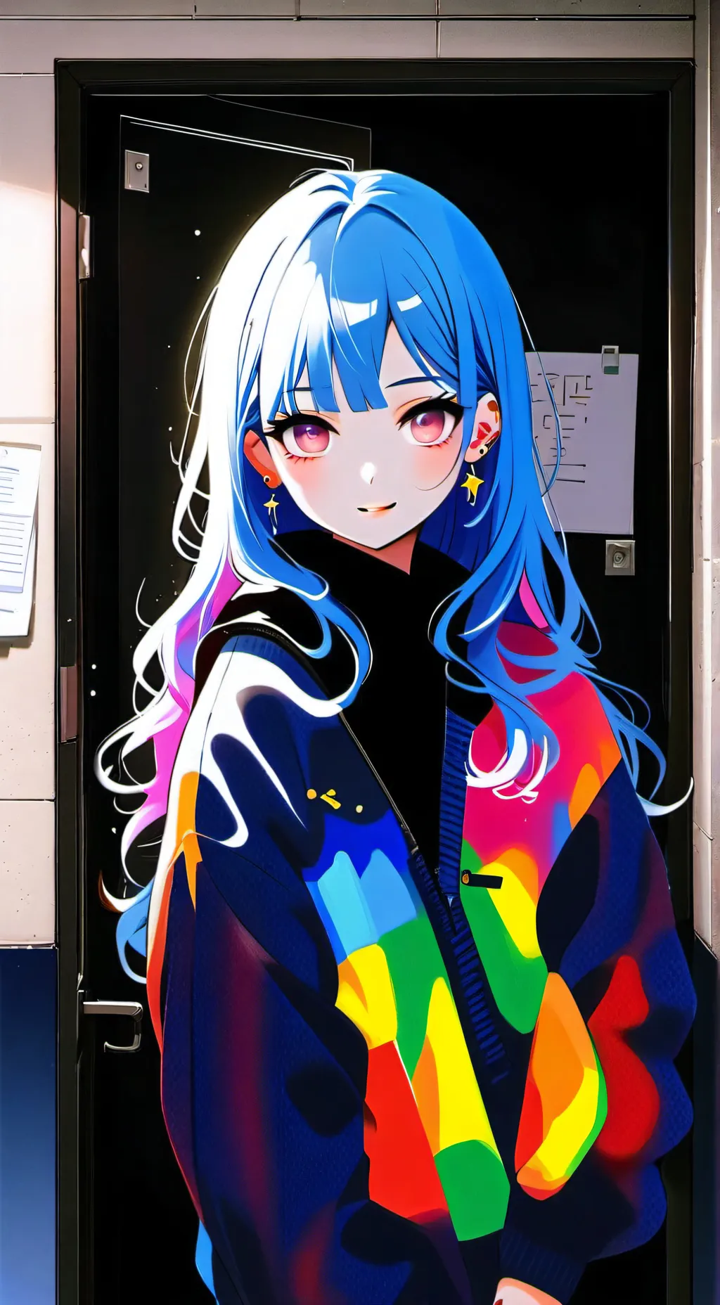 ai character: ocean background