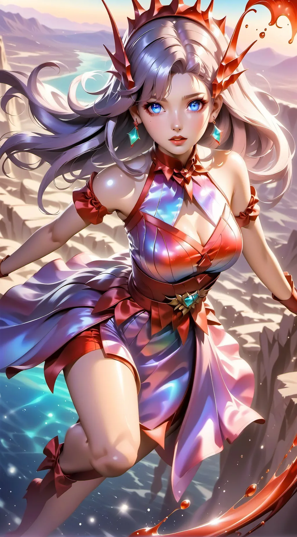 ai character: lily background