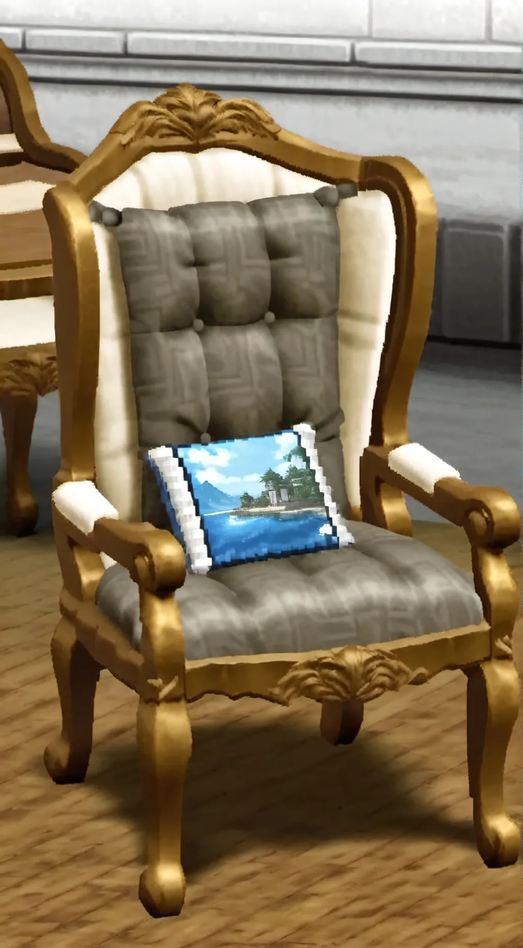 ai character: chair background