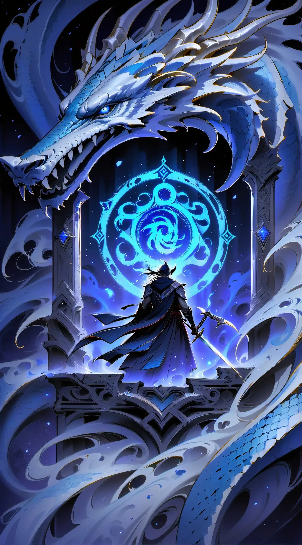 ai character: bakugou y deku background