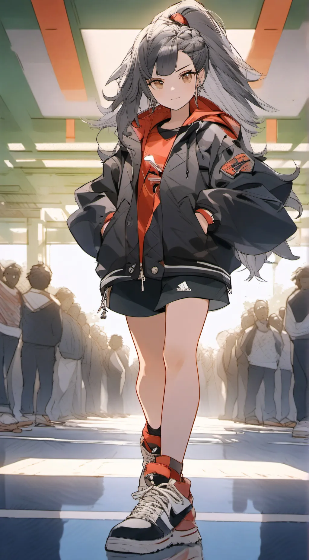 ai character: Brenda, valentona background