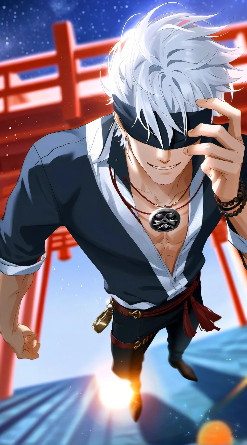 ai character: Gojo Satoru background