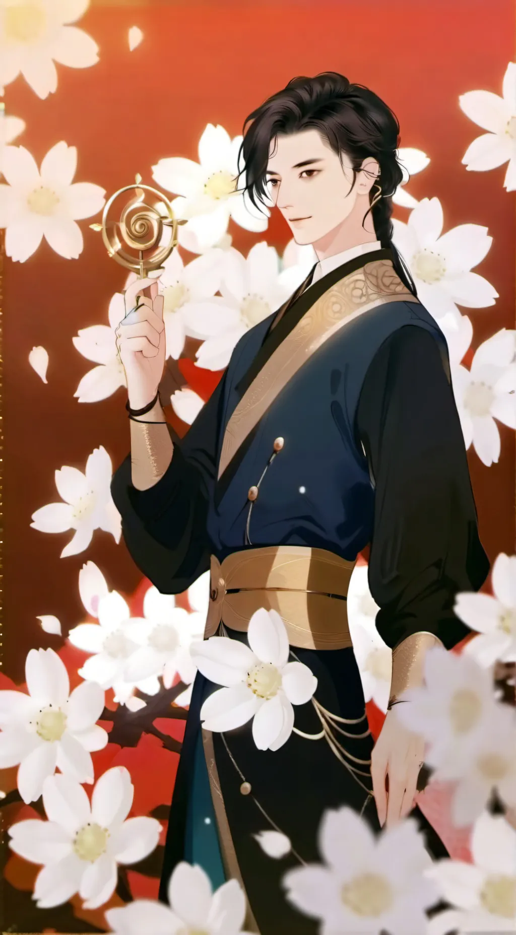 ai character: James ryoko  background