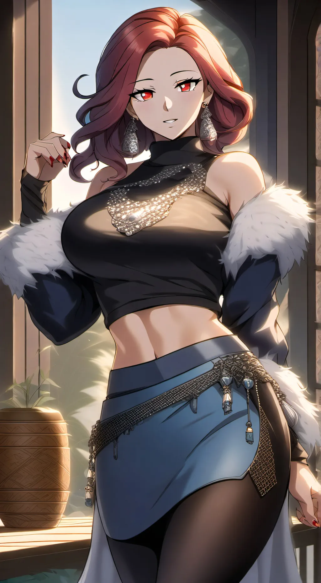 ai character: Manjusaka  background