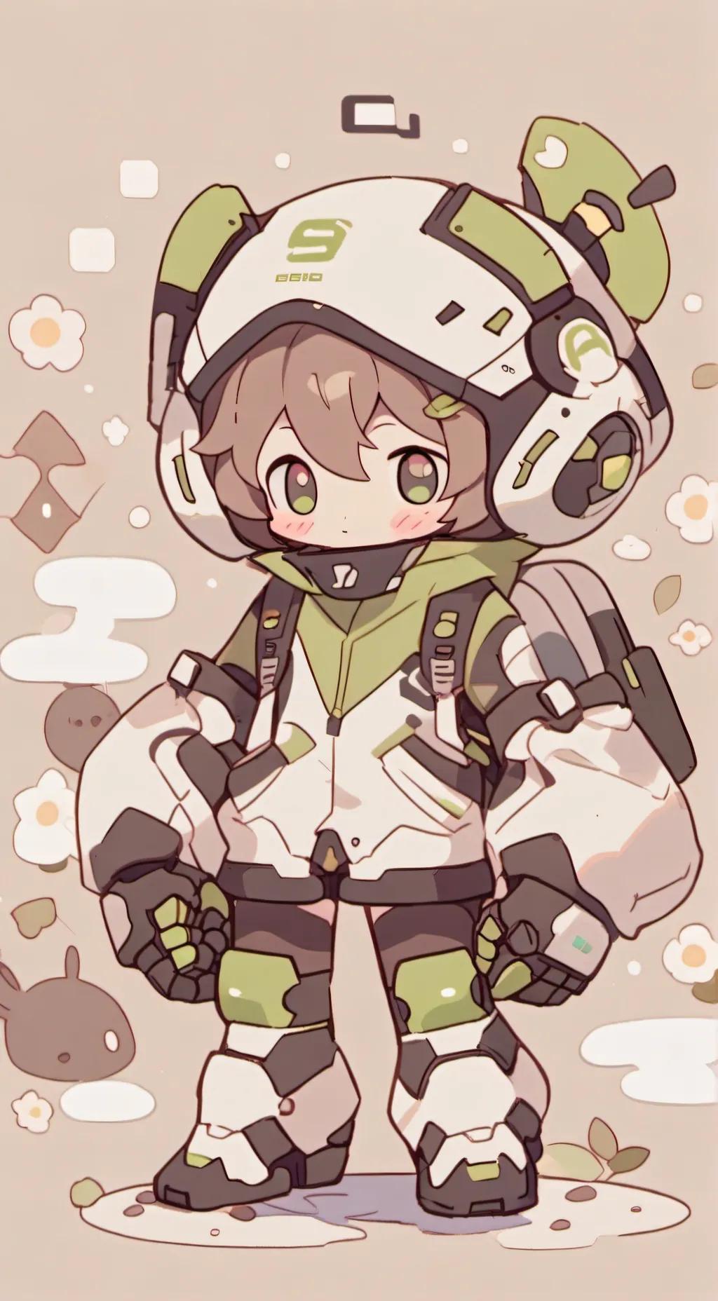 ai character: Vee background