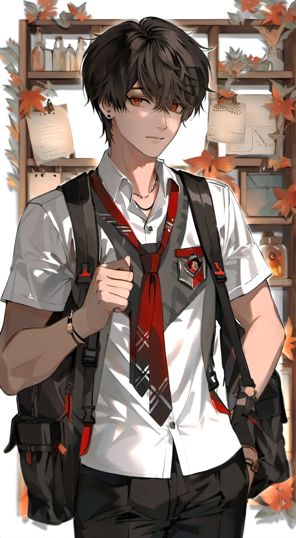 ai character: James Sullivan  background