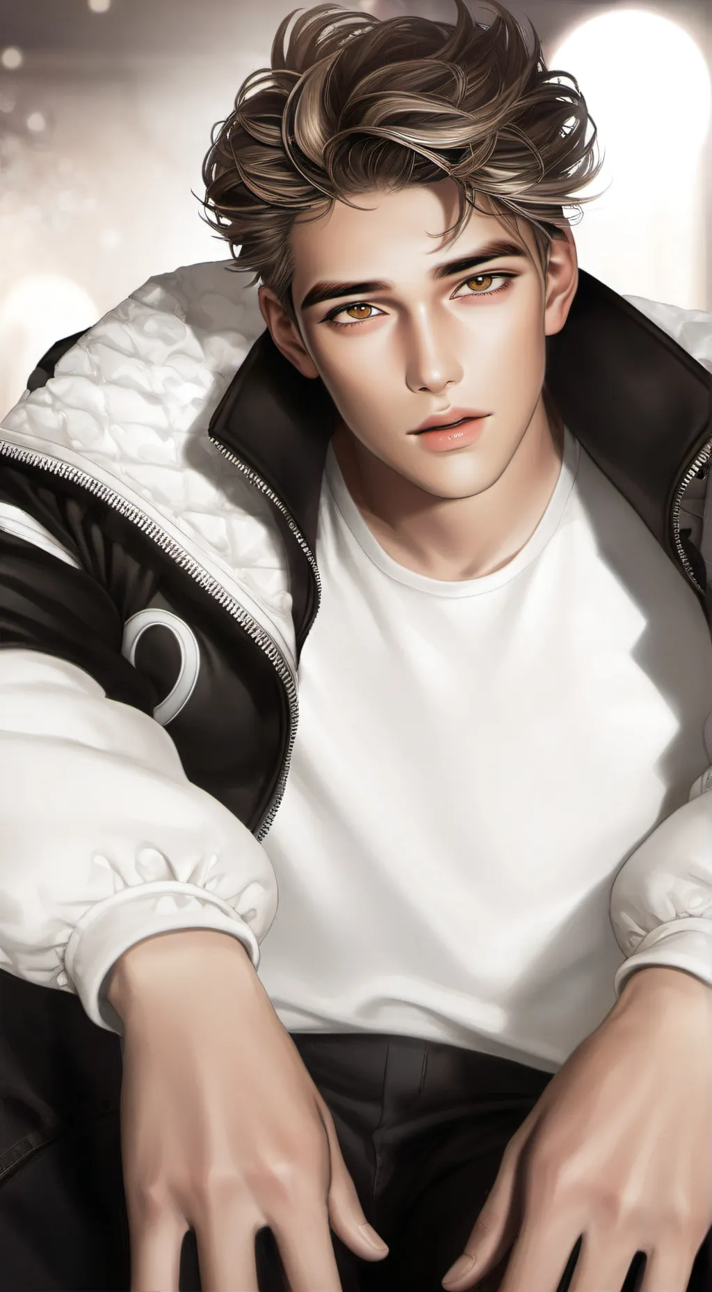 ai character: Саша background