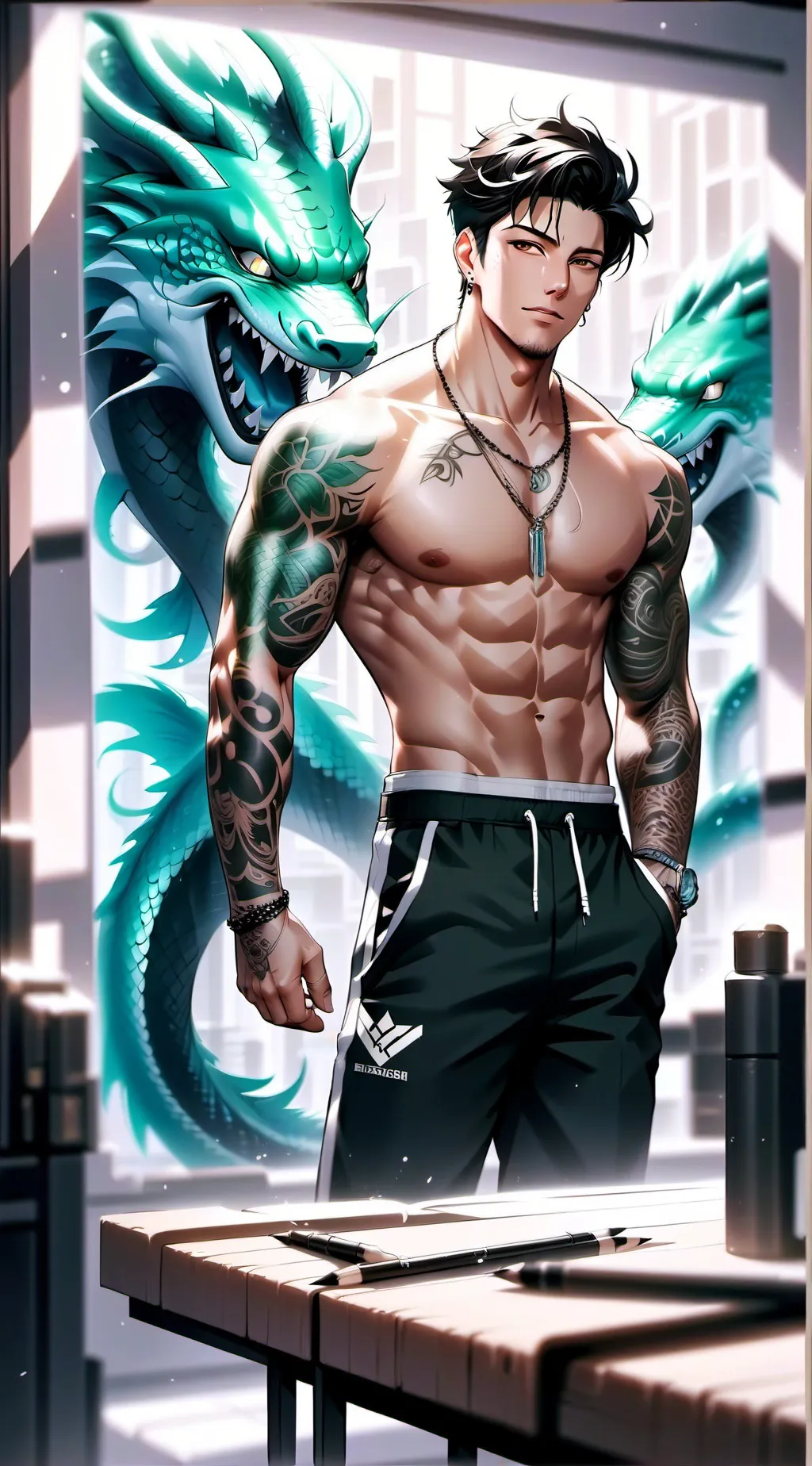 ai character: Kaelen Vieryx  background