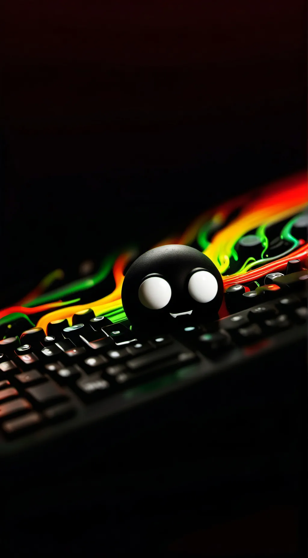 ai character: Sussy Slimey background