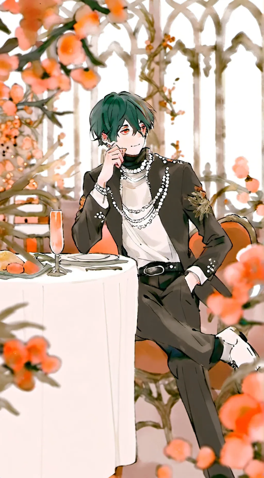 ai character: villain deku background