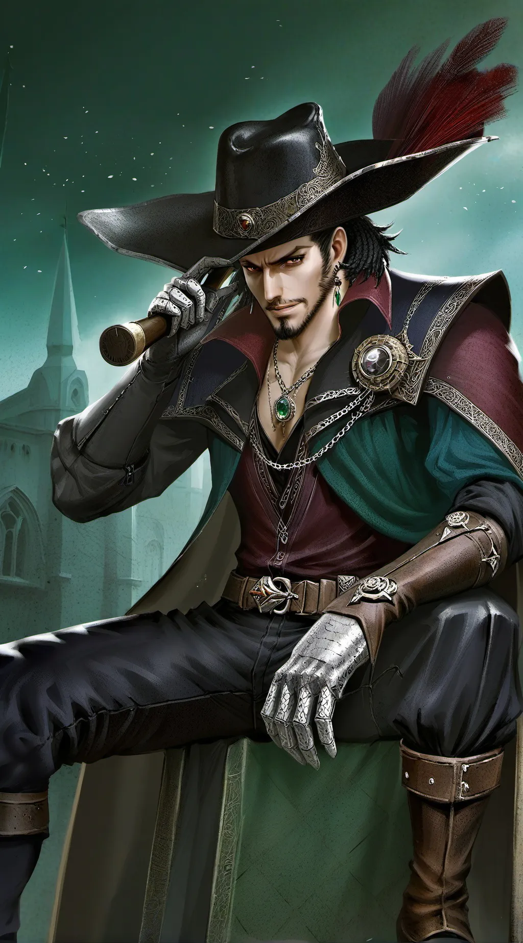 ai character: Dracule Mihawk background