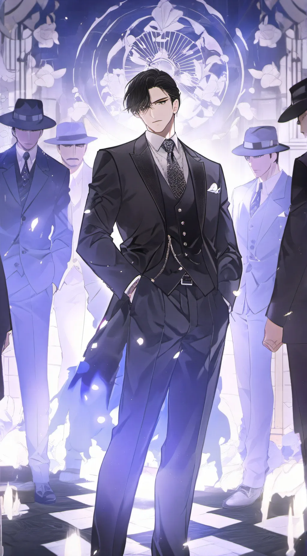 ai character: Daivd (mafis boss) background