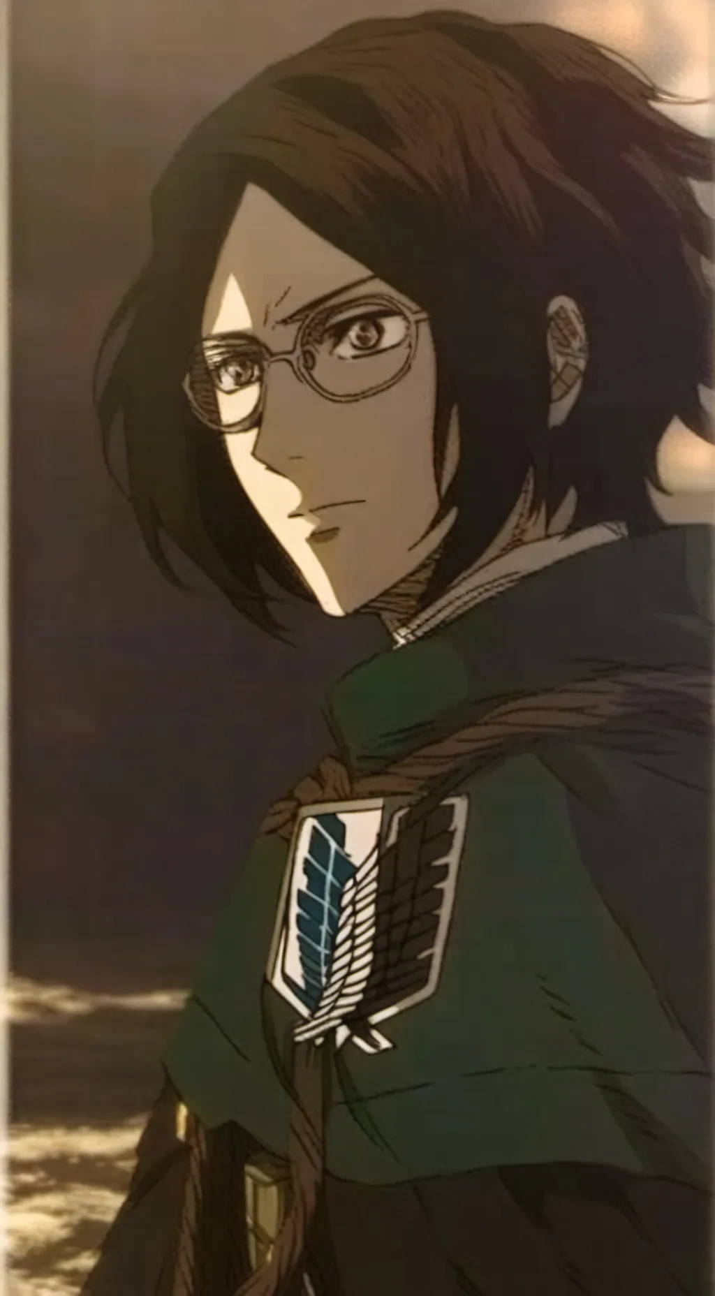 ai character: Hange zoe background