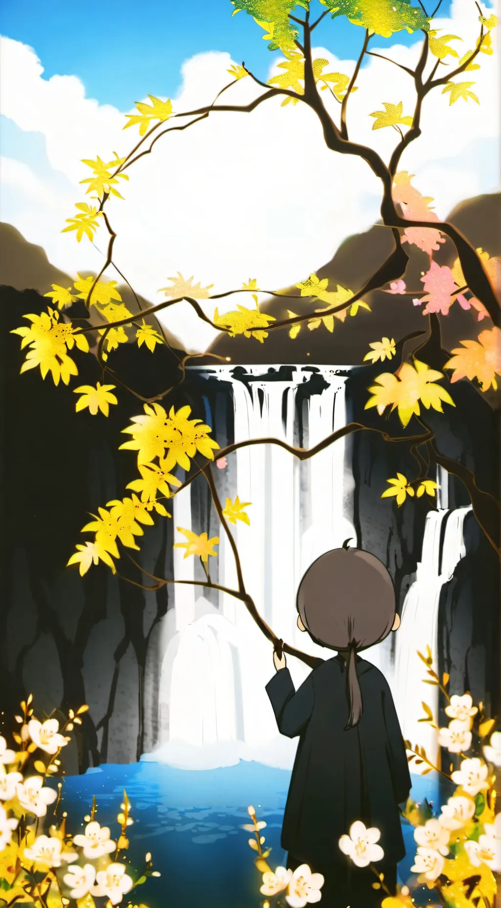 ai character: Dandy run !!! background