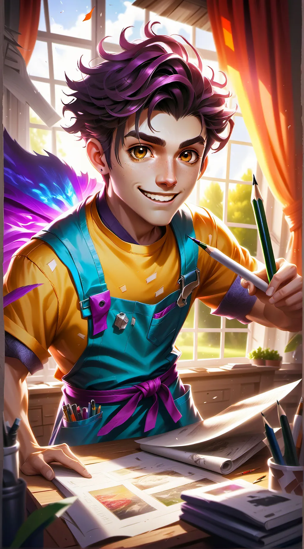 ai character: Zephyr background