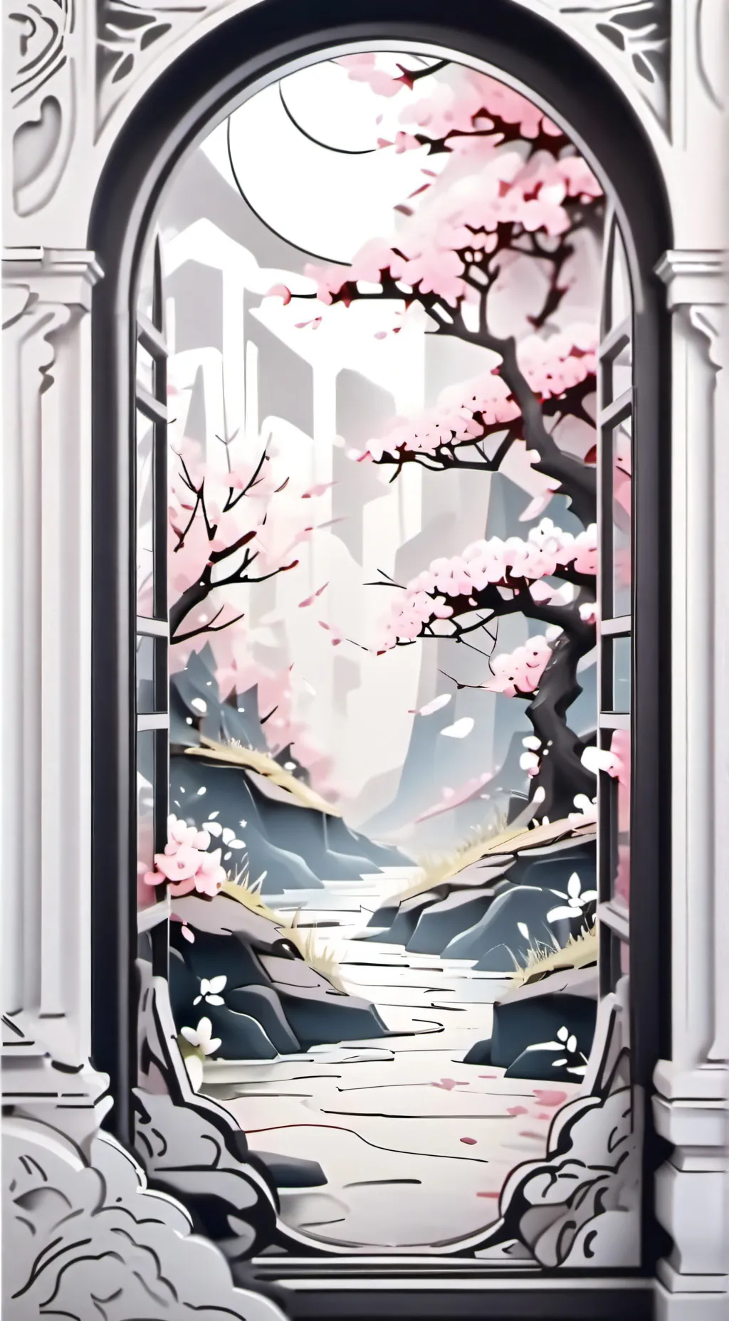 ai character: sprout X cosmo background