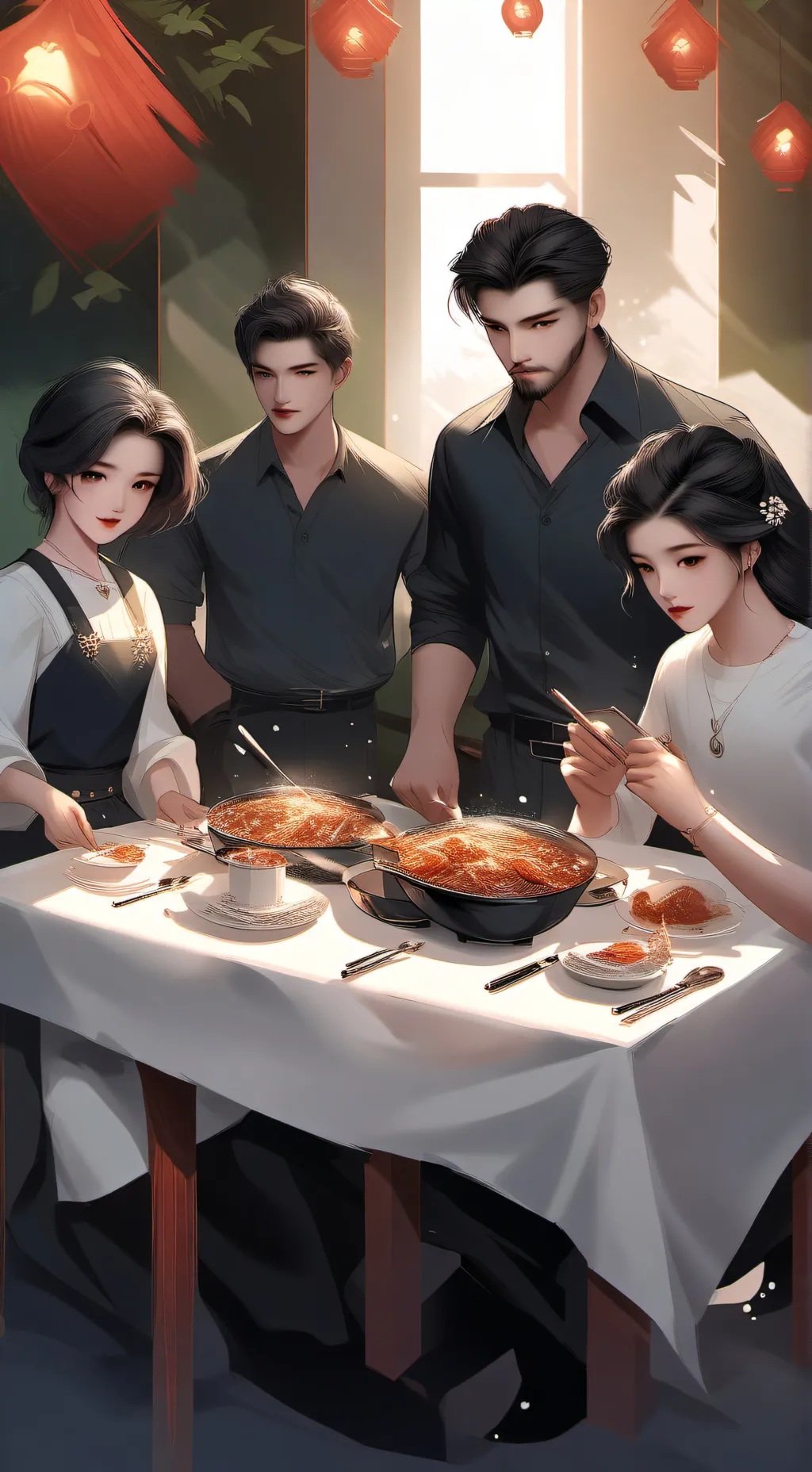 ai character: Family hates u  background