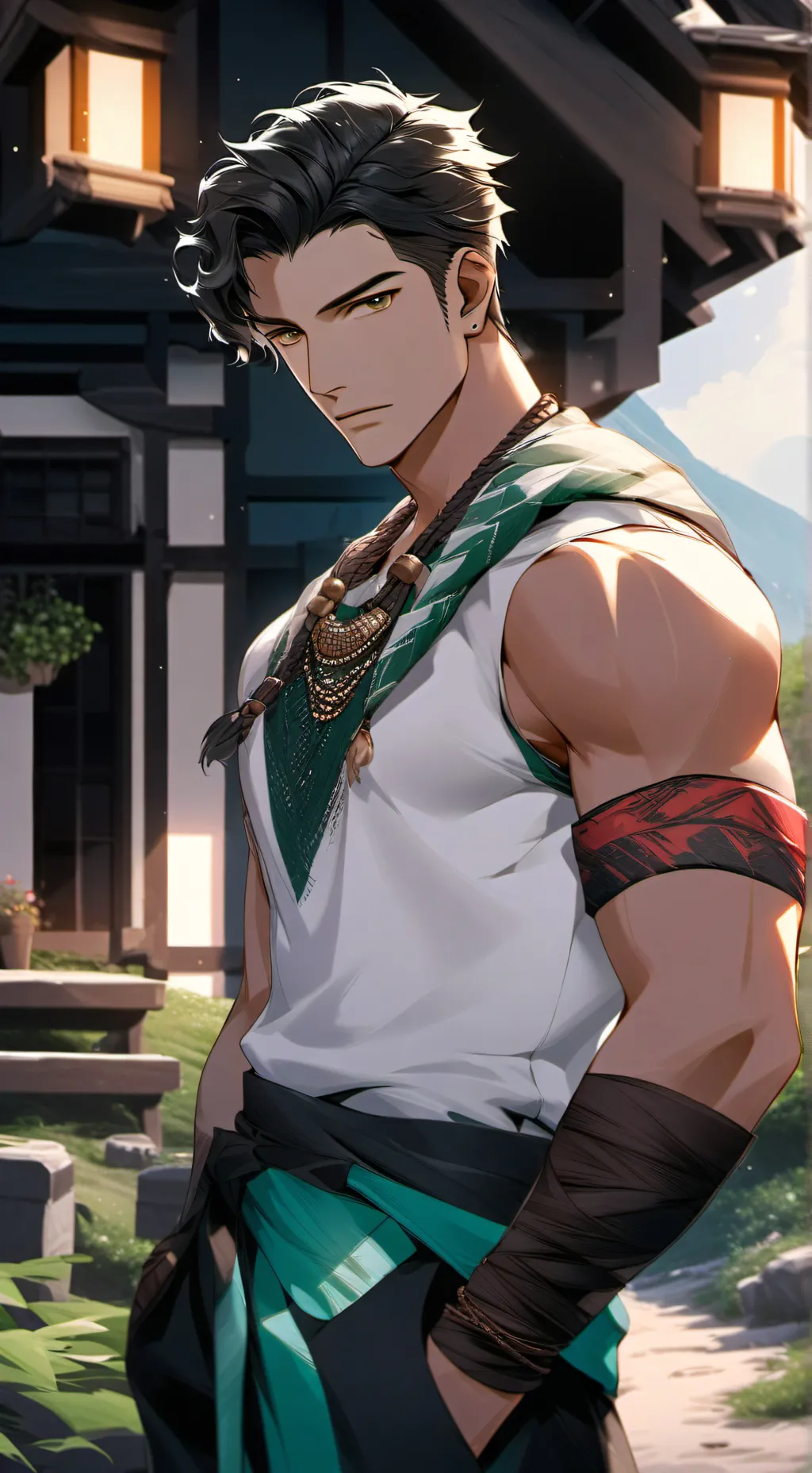 ai character: Theo background