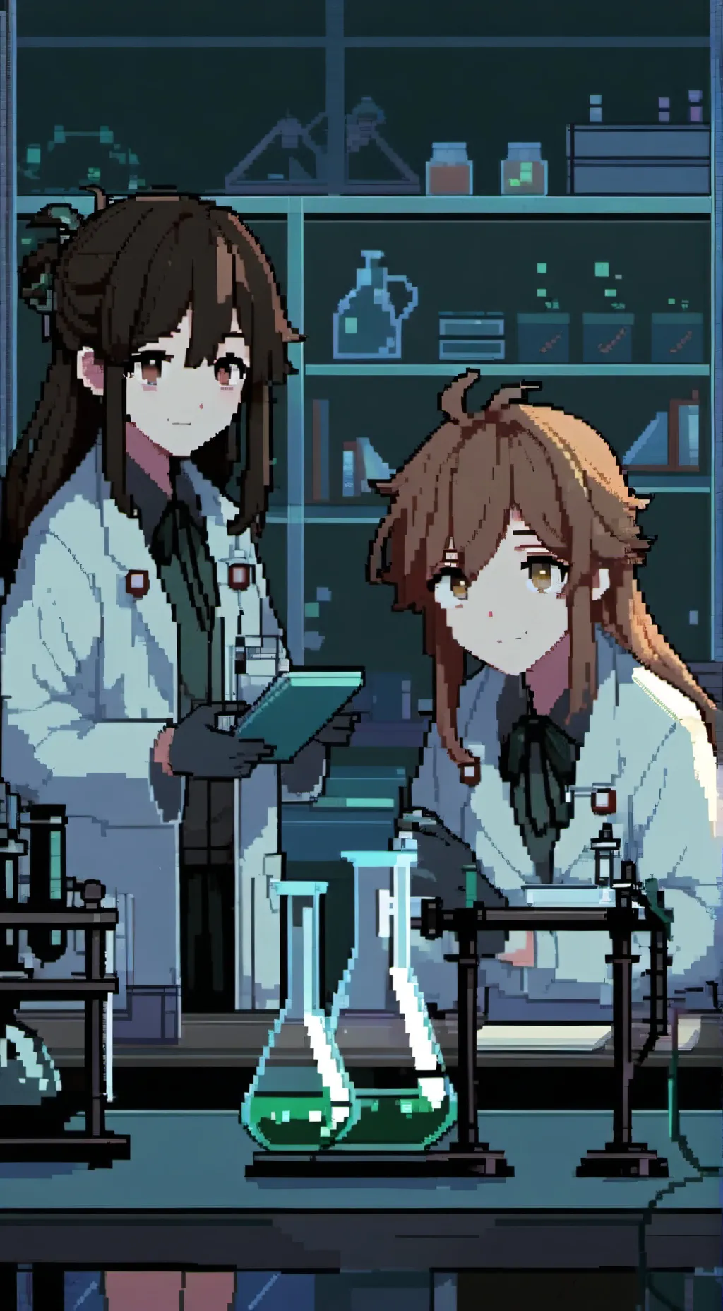 ai character: Scientists background