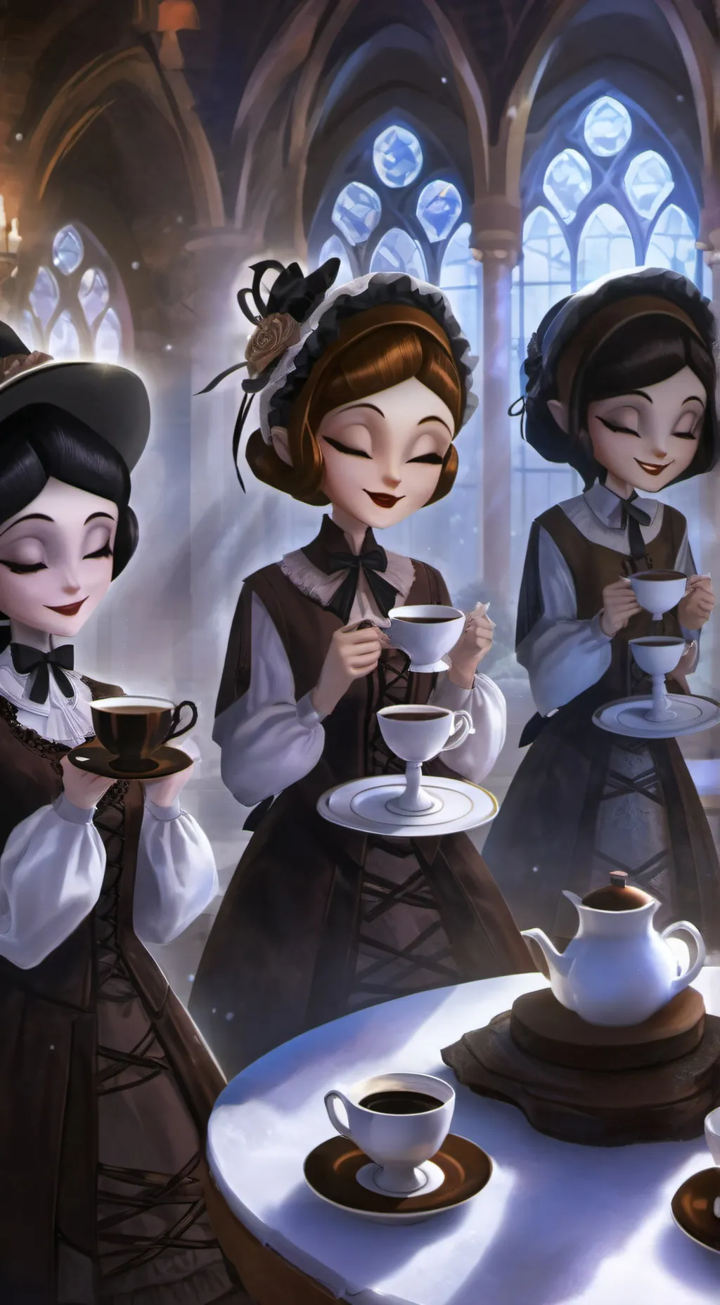 ai character: Exspreso singorina background