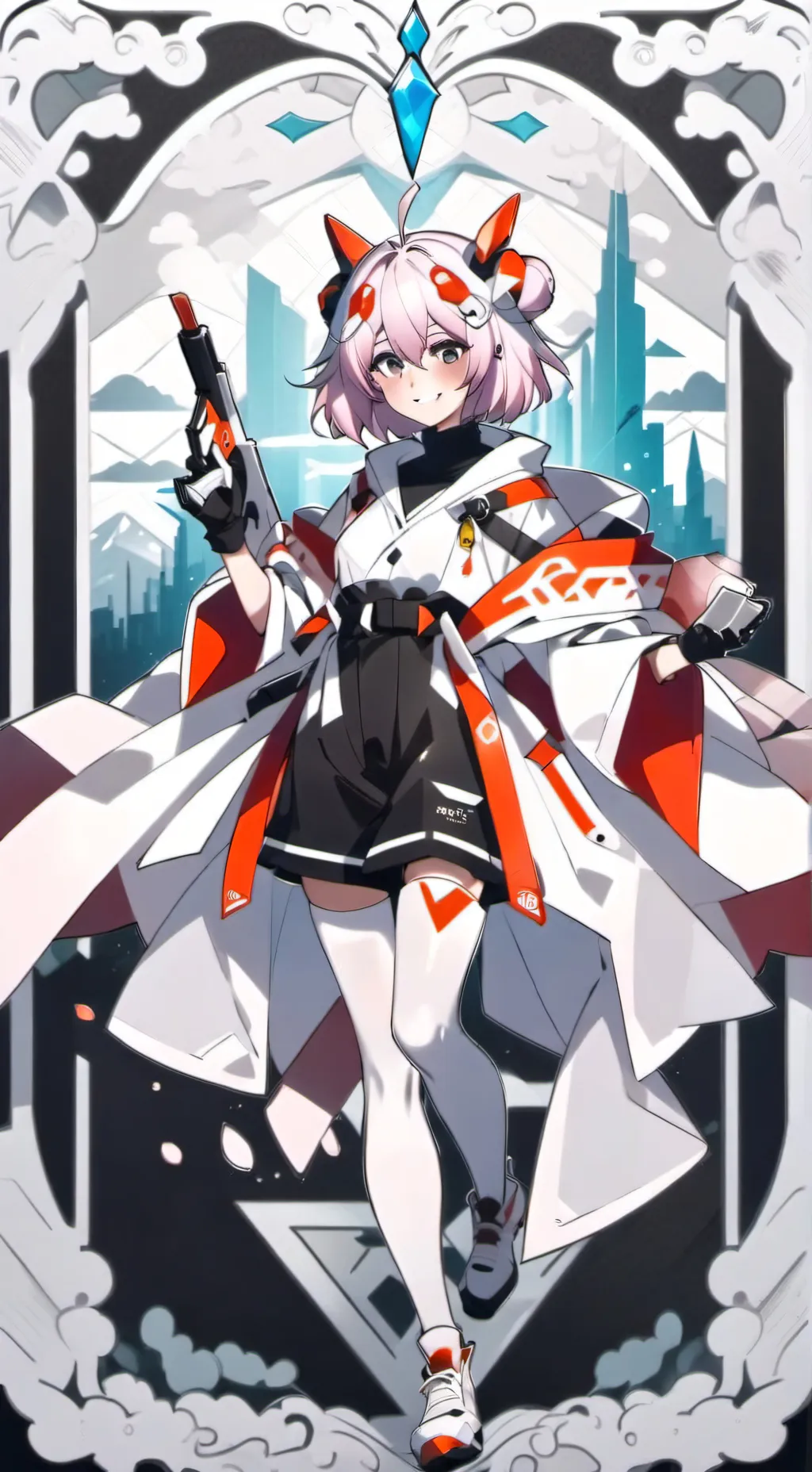 ai character: аня background