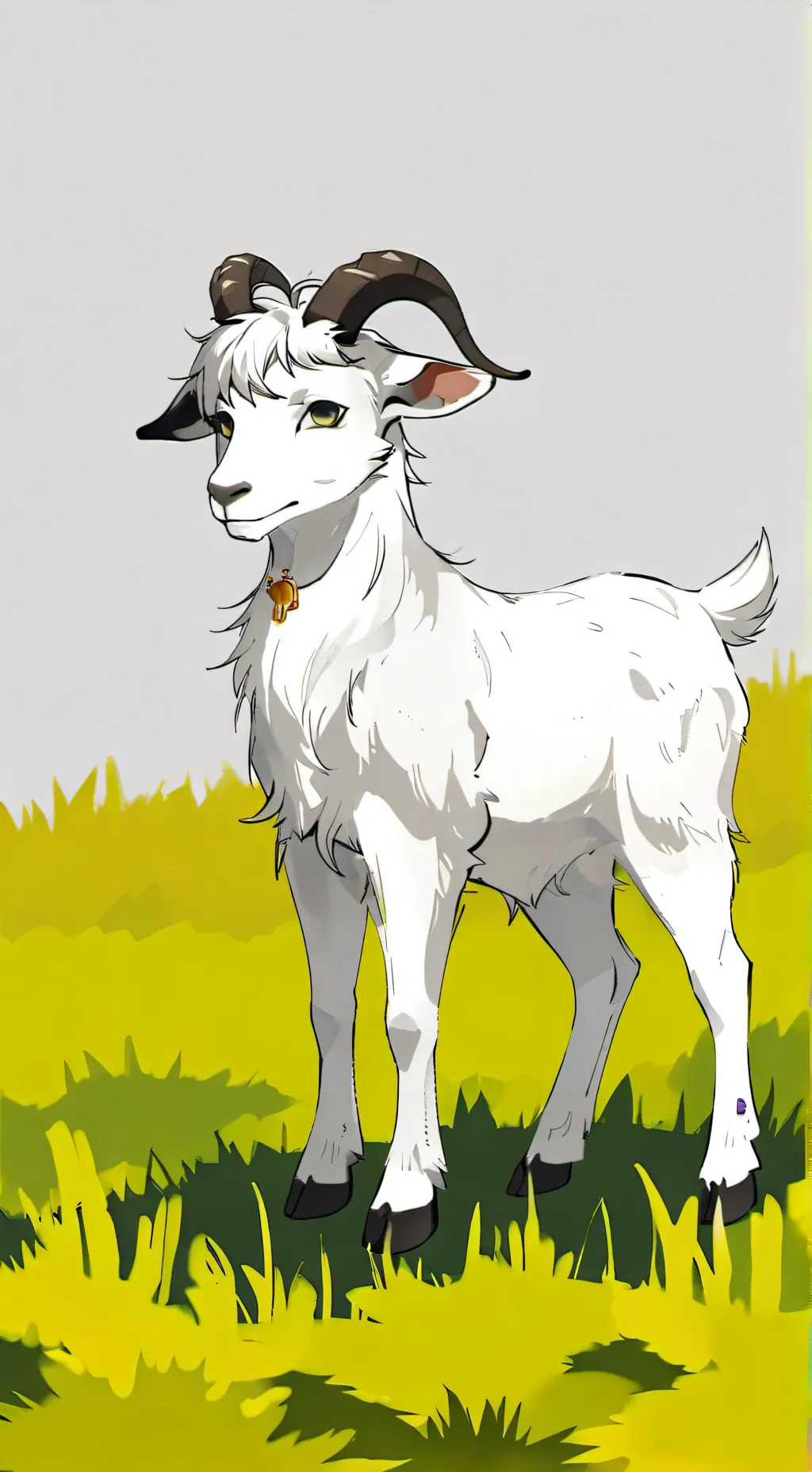 ai character: Pet goat background