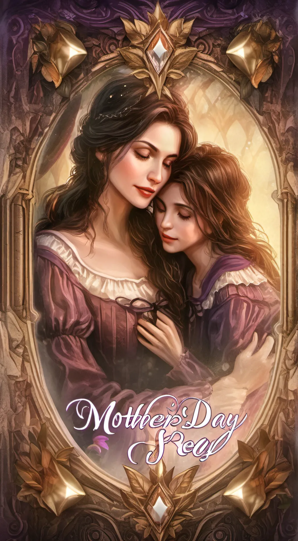 ai character: mother's Day  background