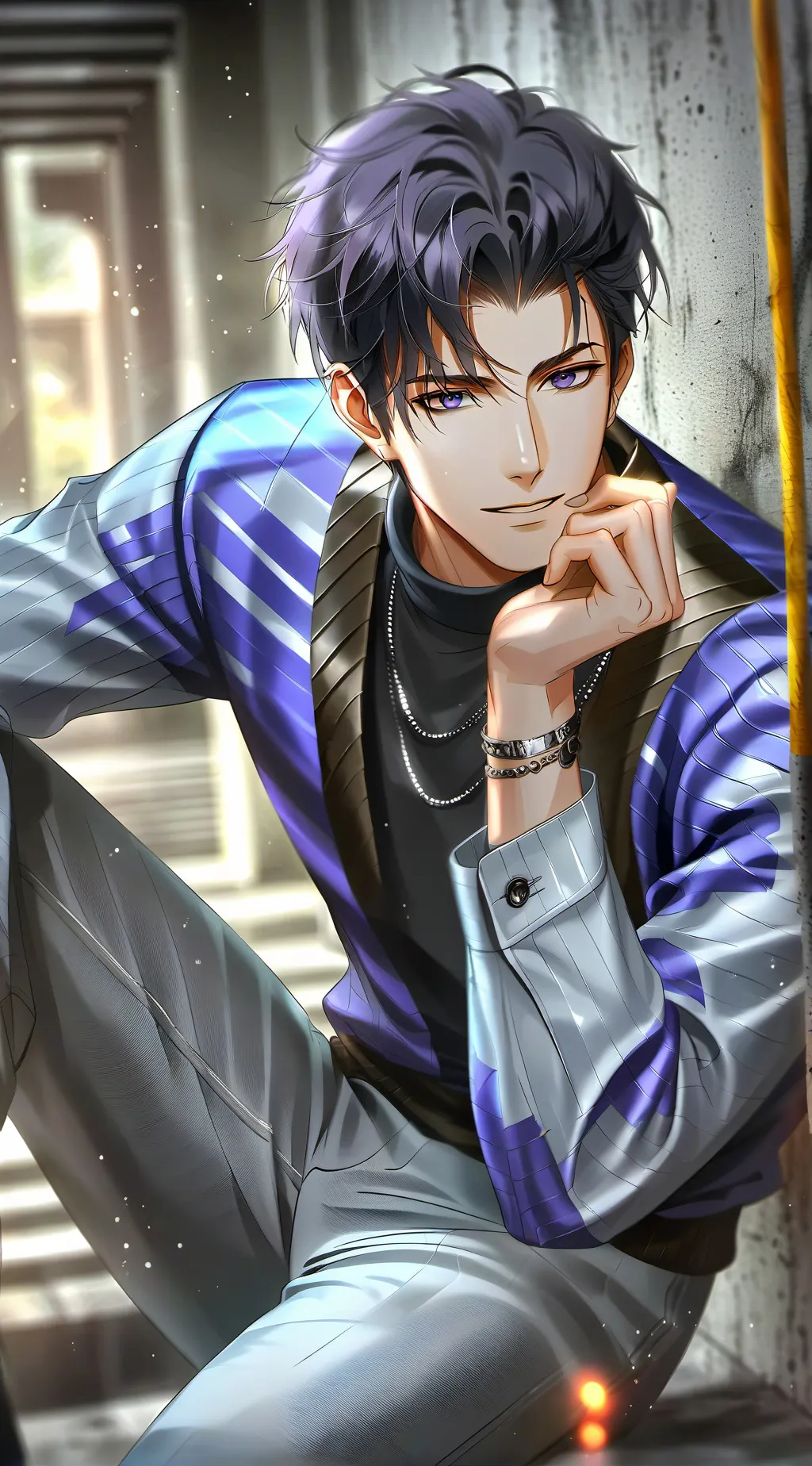 ai character: Yuki Saegusa background