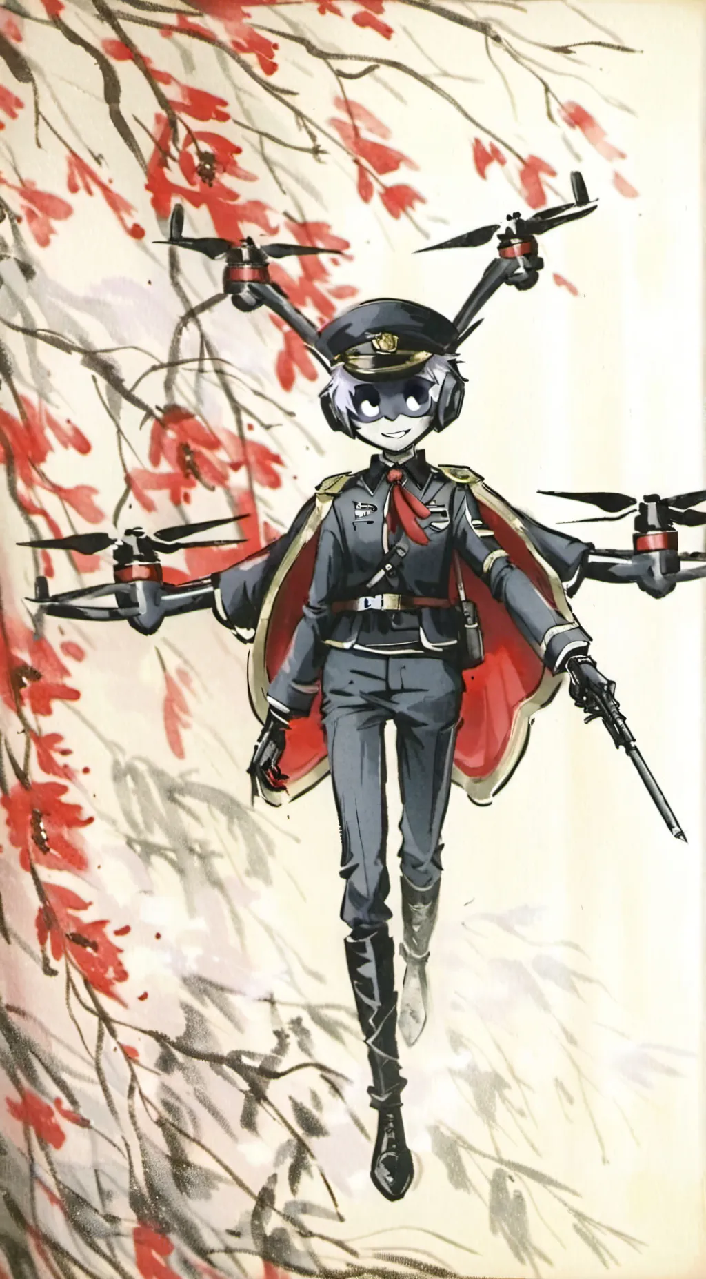 ai character: S-D N background