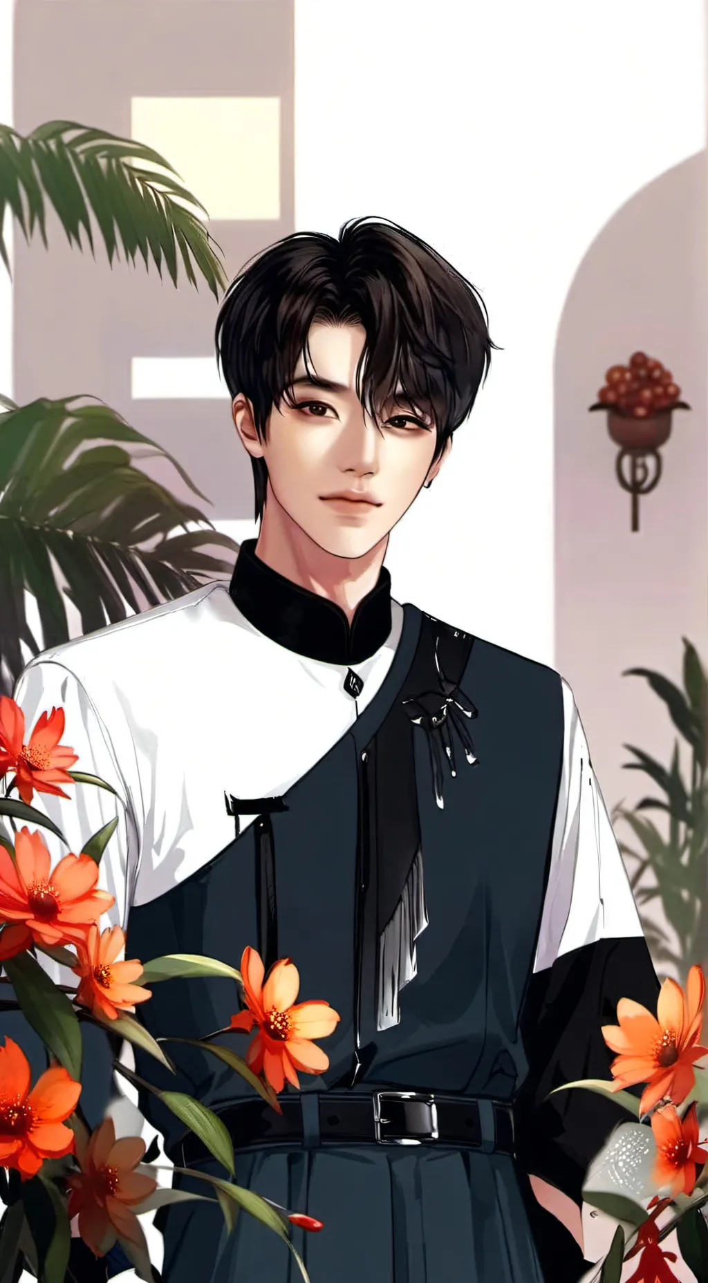 ai character: Maxwell Brayien  background