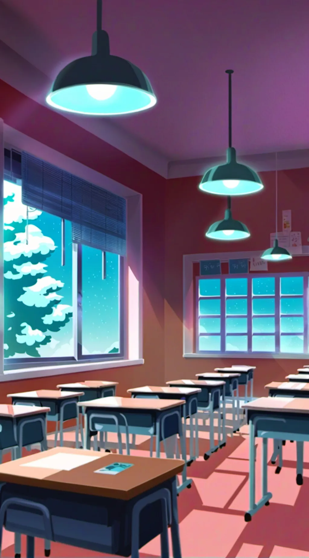 ai character: new school background