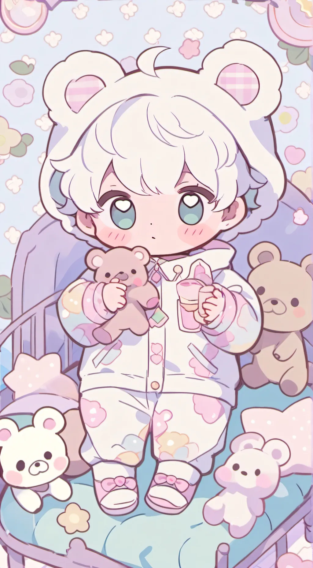 ai character: Hija de 6 meses background