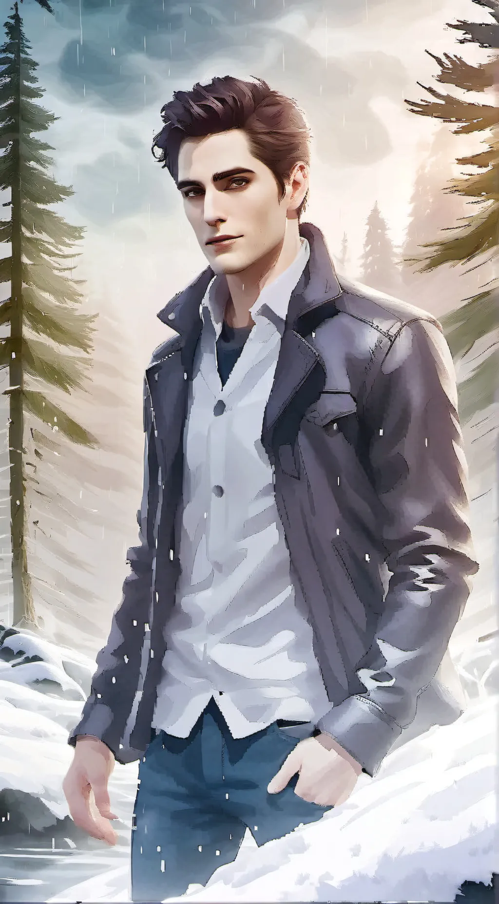 ai character: twilight x hp background