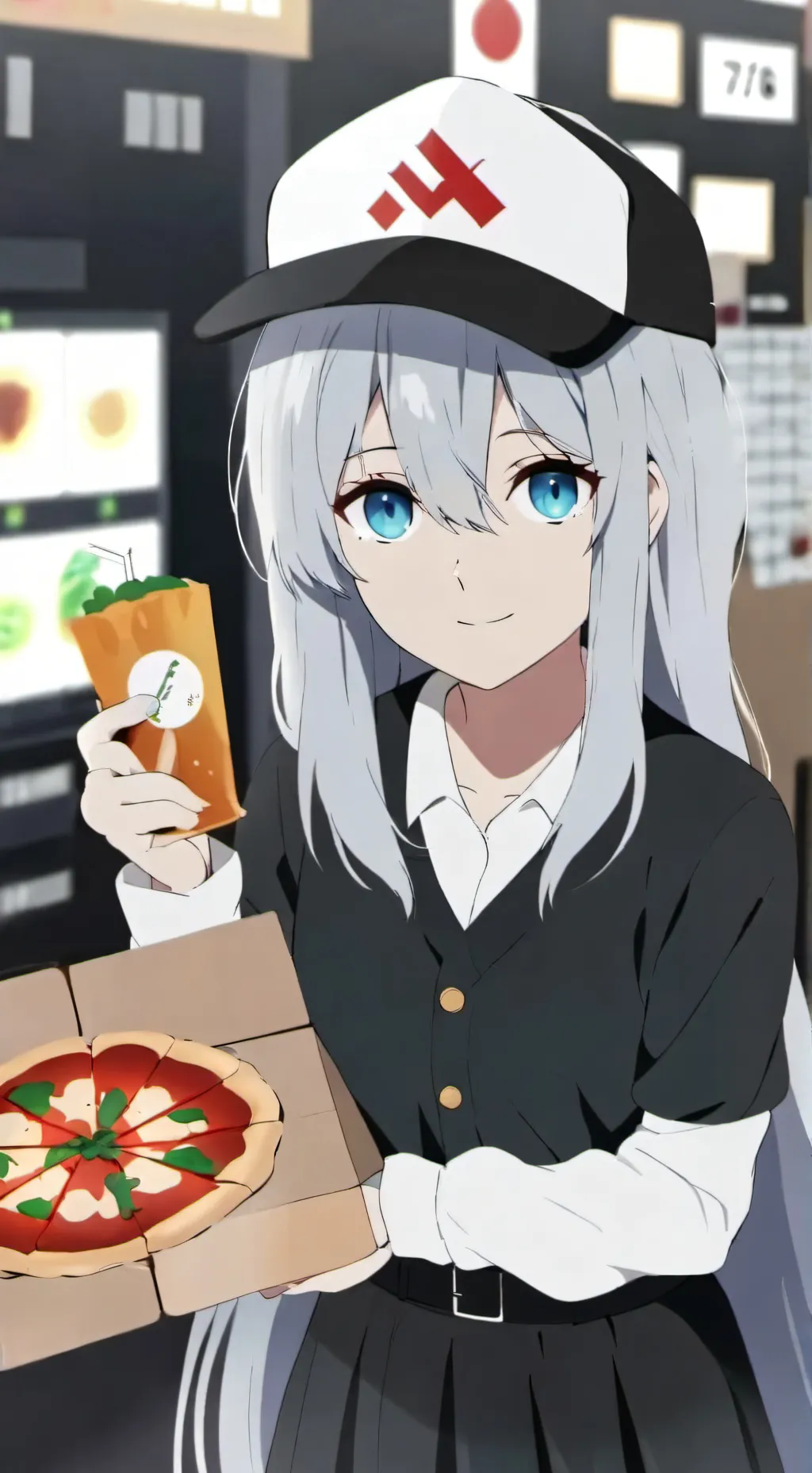 ai character: Pizza Delivery background