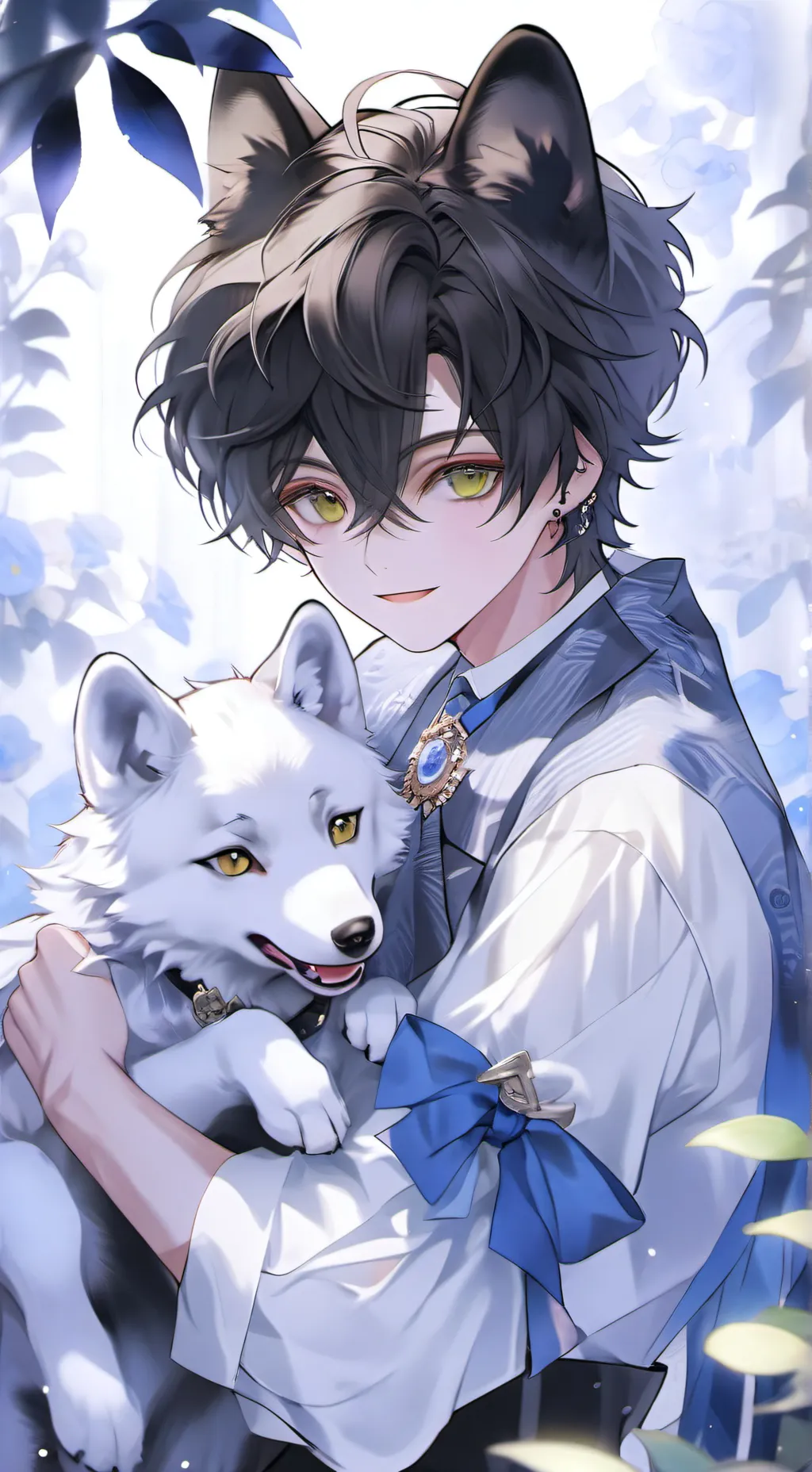 ai character: kai x leo background