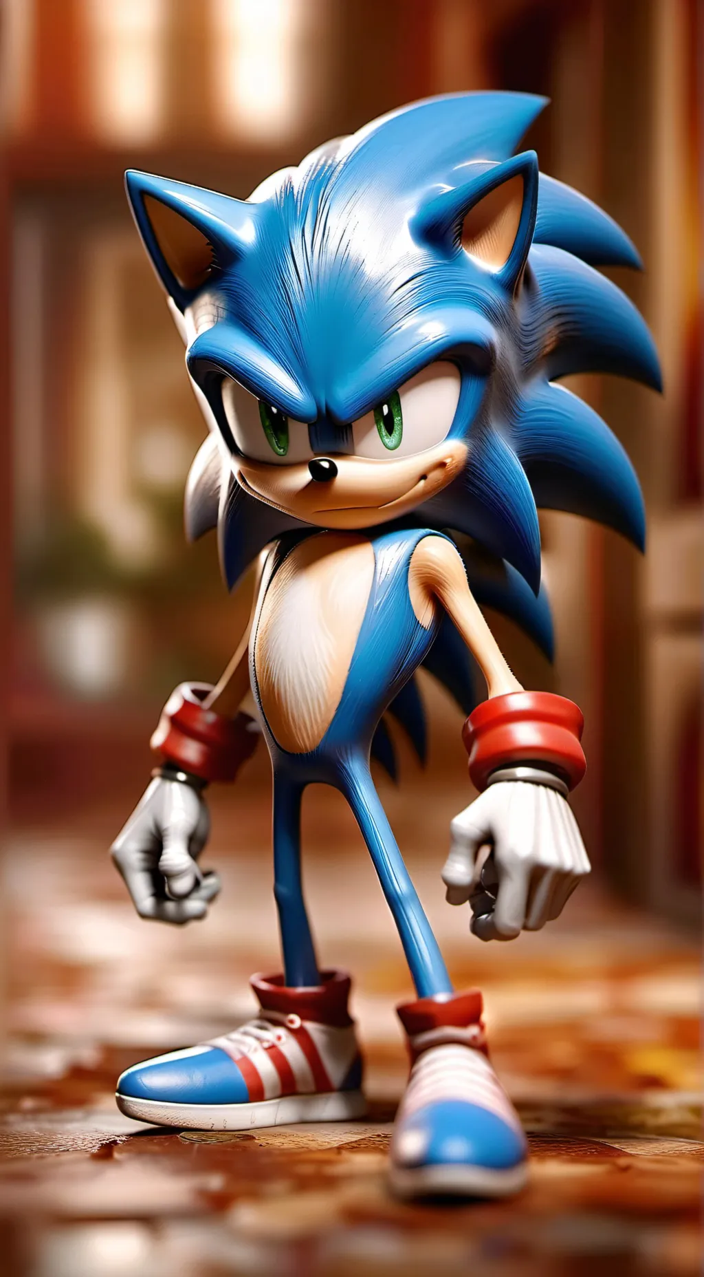 ai character: sonic highschool  background