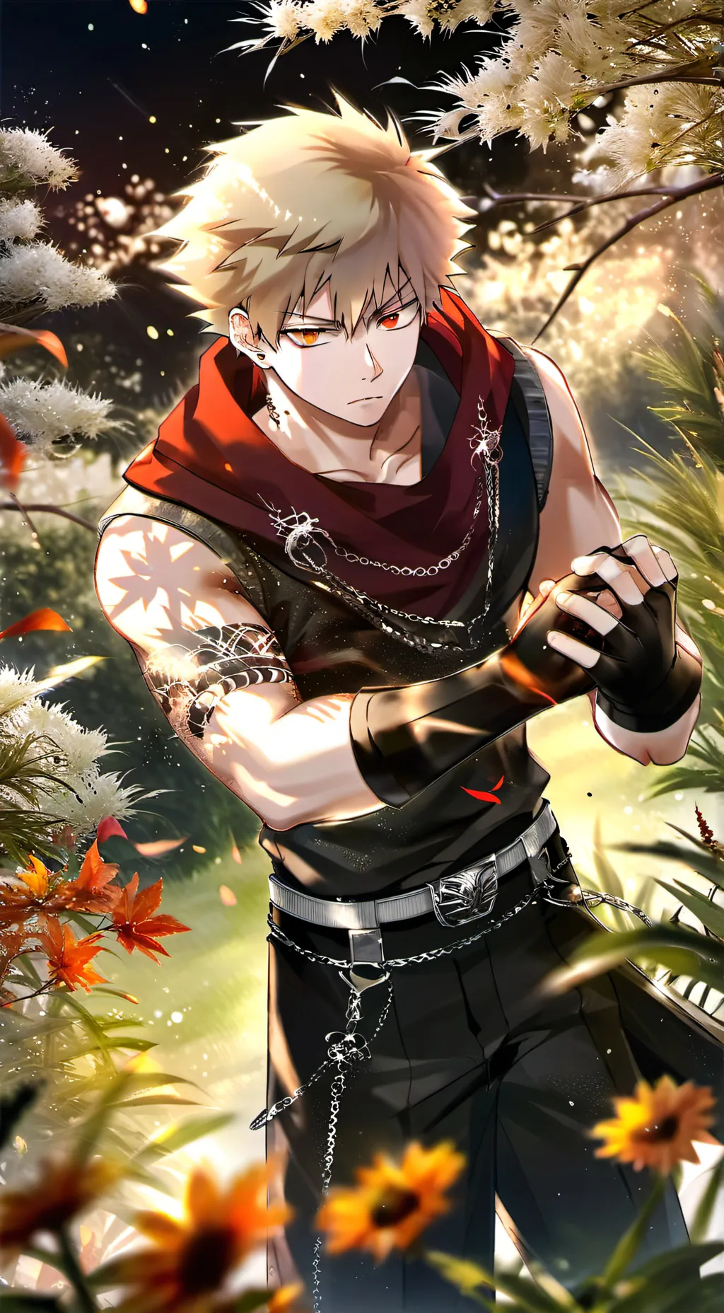 ai character: BAKUGO BODYPILLOW? background