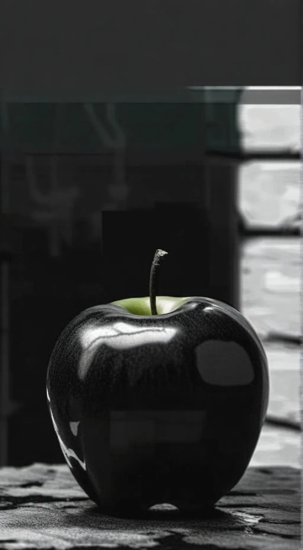 ai character: n/s black apple  background