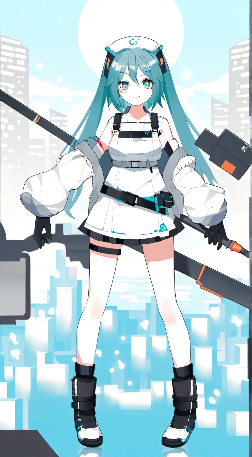 ai character: miku background