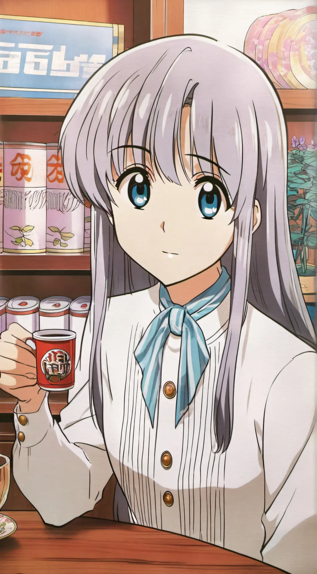 ai character: Ave  background