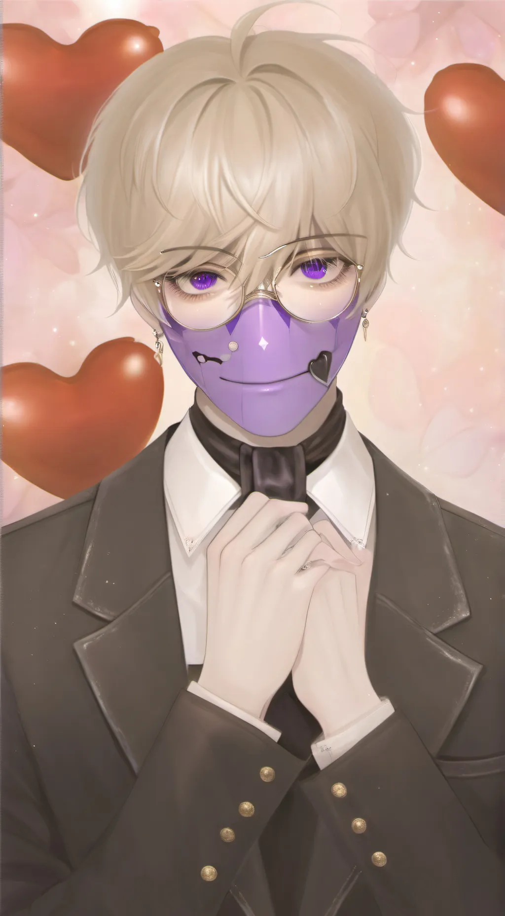 ai character: purple guy background